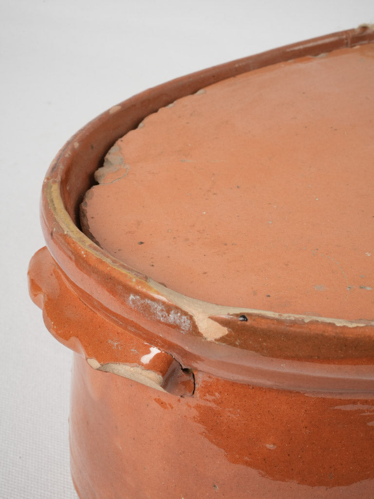 Traditional French oval soup tureen
