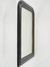 Classic gilded black painted mirror