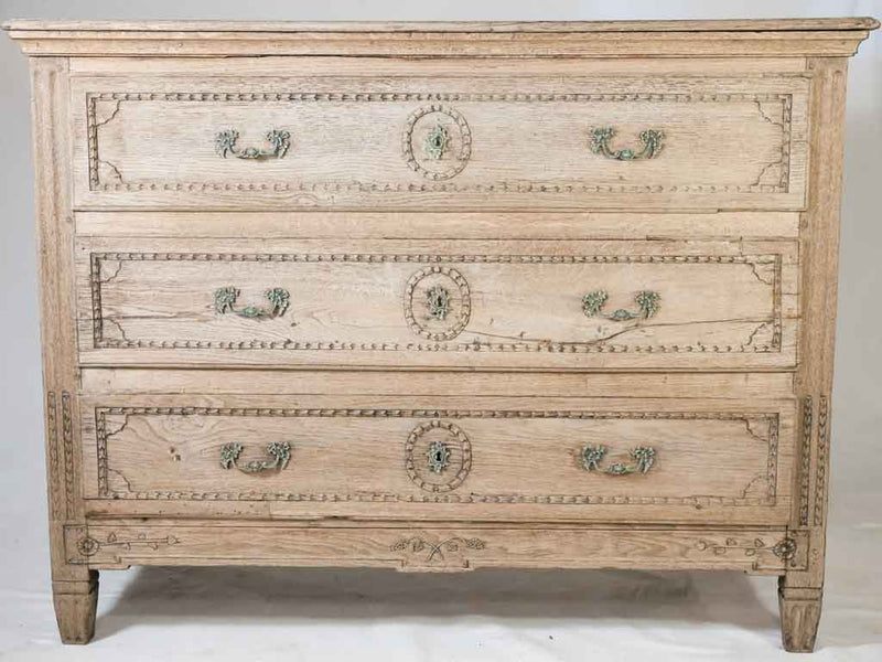 Louis XVI oak commode 18th century 49¼"