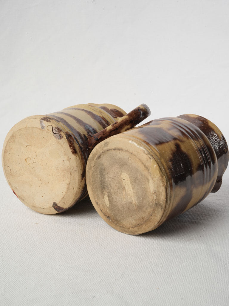 Historic French utilitarian pottery  