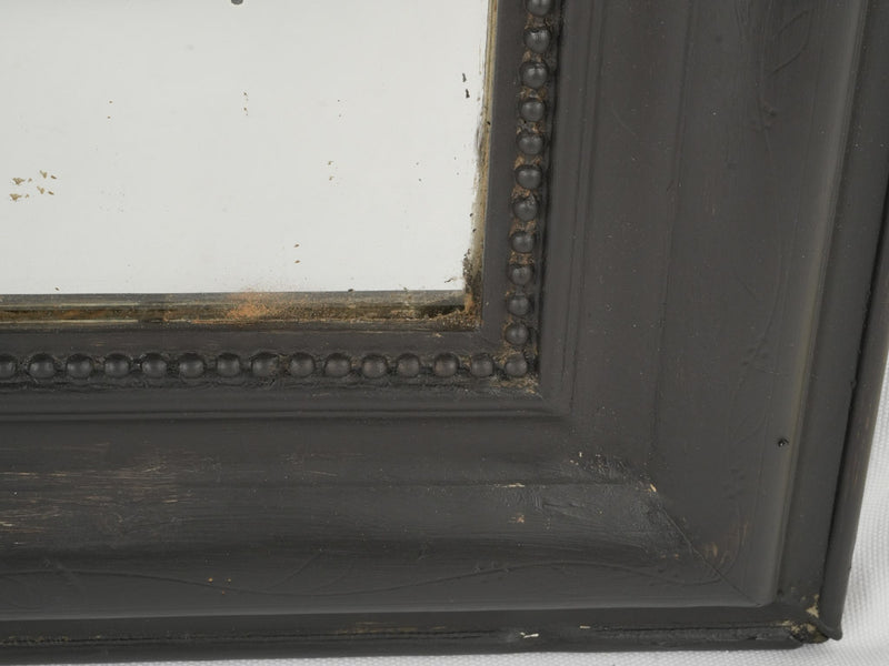 Traditional black framed wall mirror