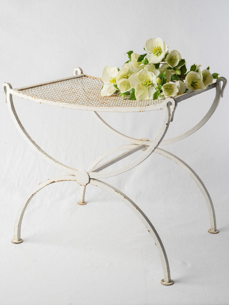 Vintage elegant garden stool  
