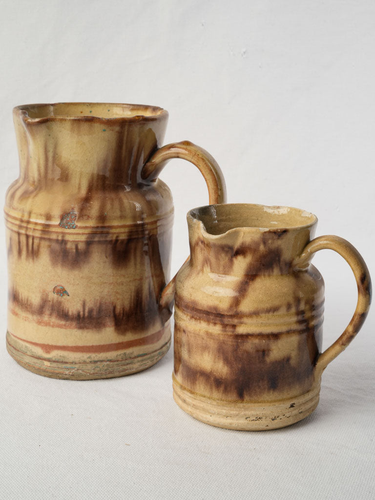 Rustic earthenware pitchers Dieulefit