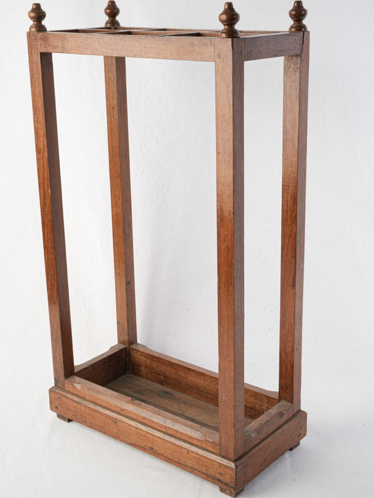 Vintage wooden cane holder  