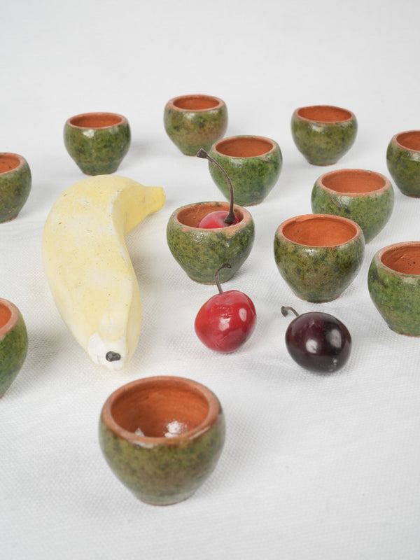 Handmade French snail presentation pots