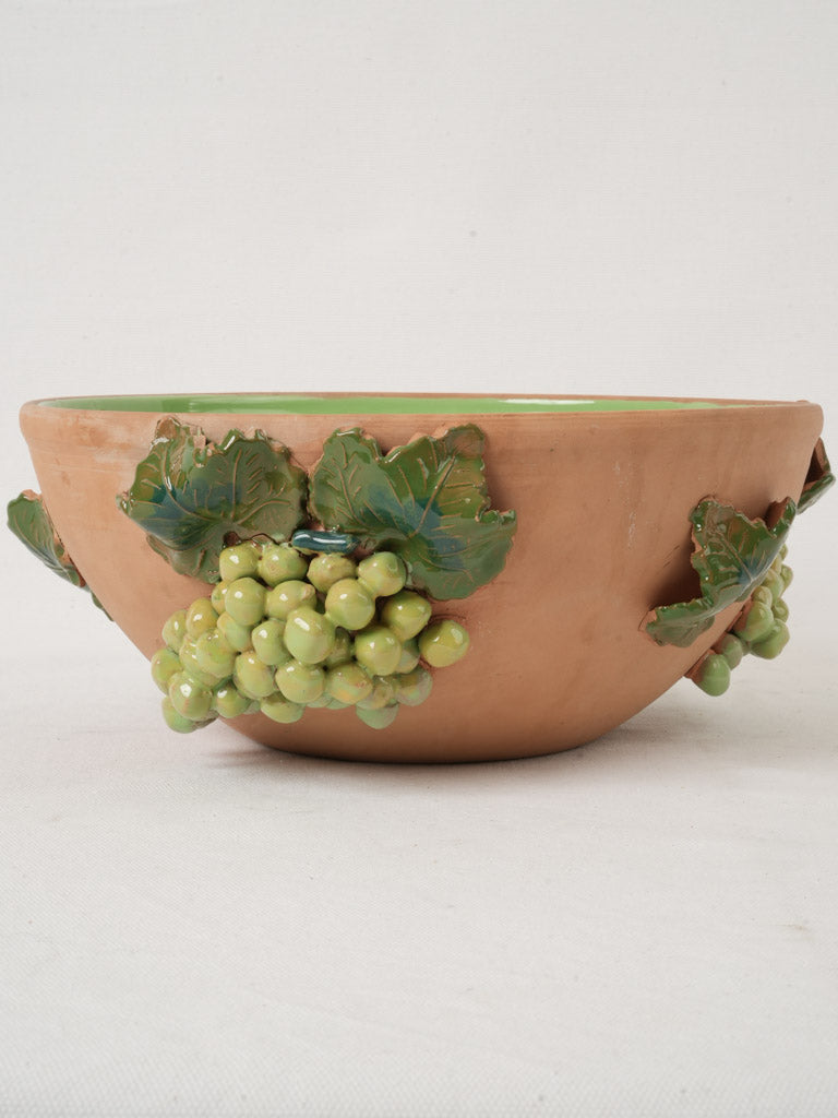 Handmade terracotta decorative bowl  