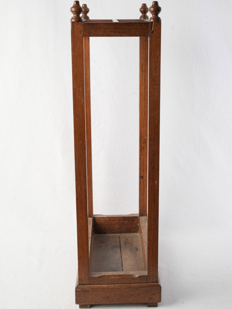 Warm patina umbrella and cane holder  