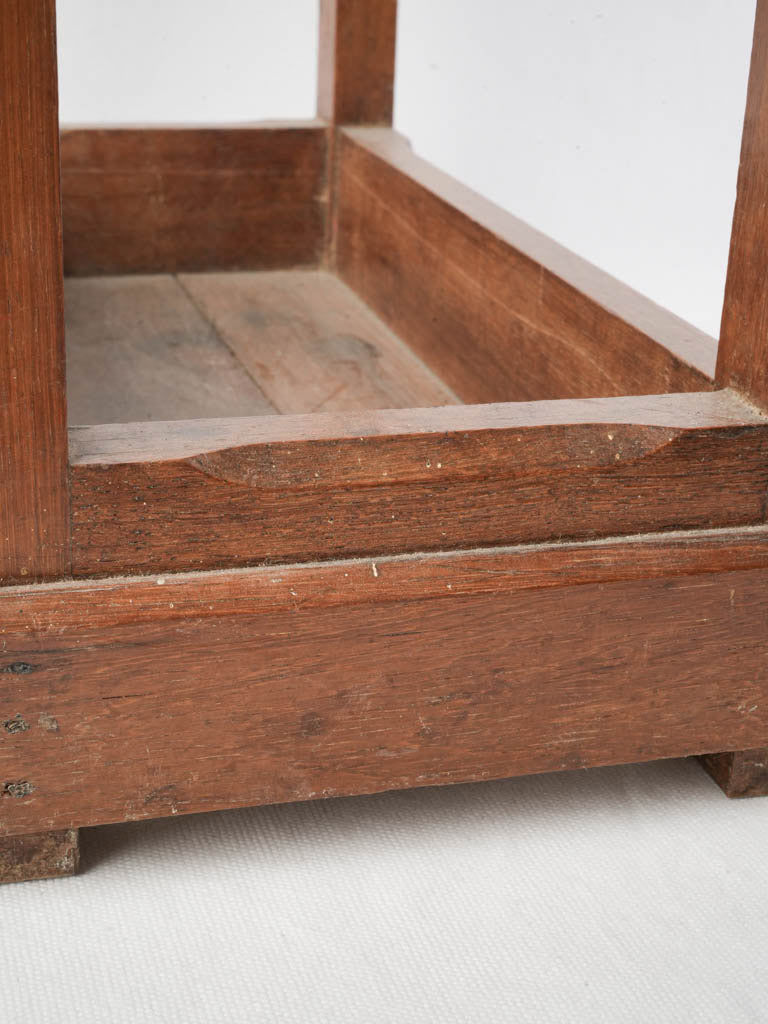 Architectural wooden umbrella stand  