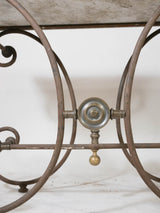 19th century marble butchers table - J. Marechal Paris 43¼" x 25½"