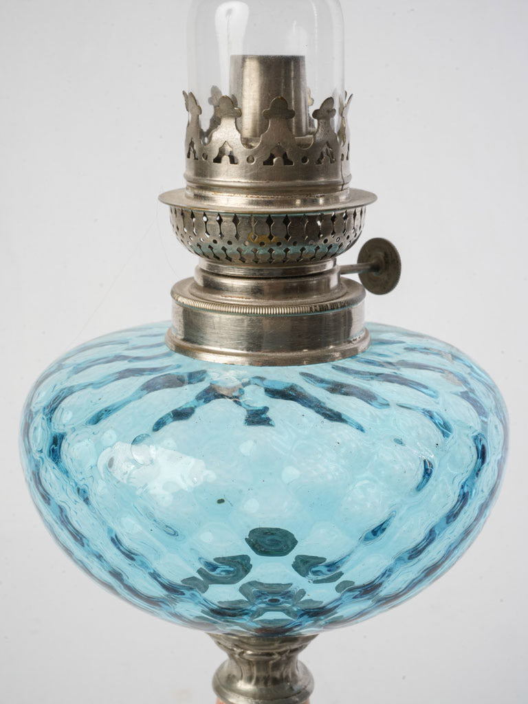 Luminous optic-blown glass fixture  