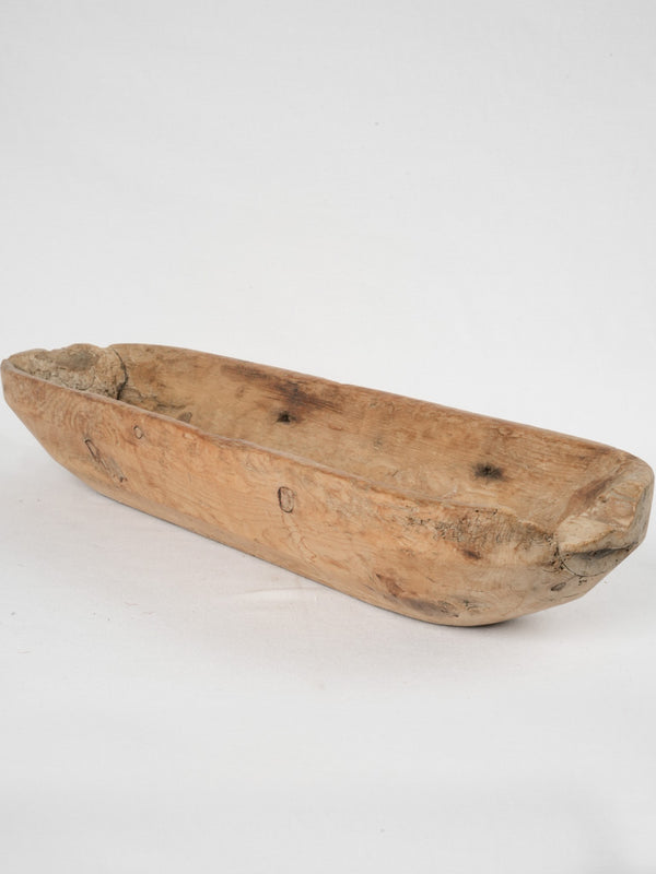 Antique Savoyard wooden dough bowl