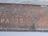 19th century marble butchers table - J. Marechal Paris 43¼" x 25½"