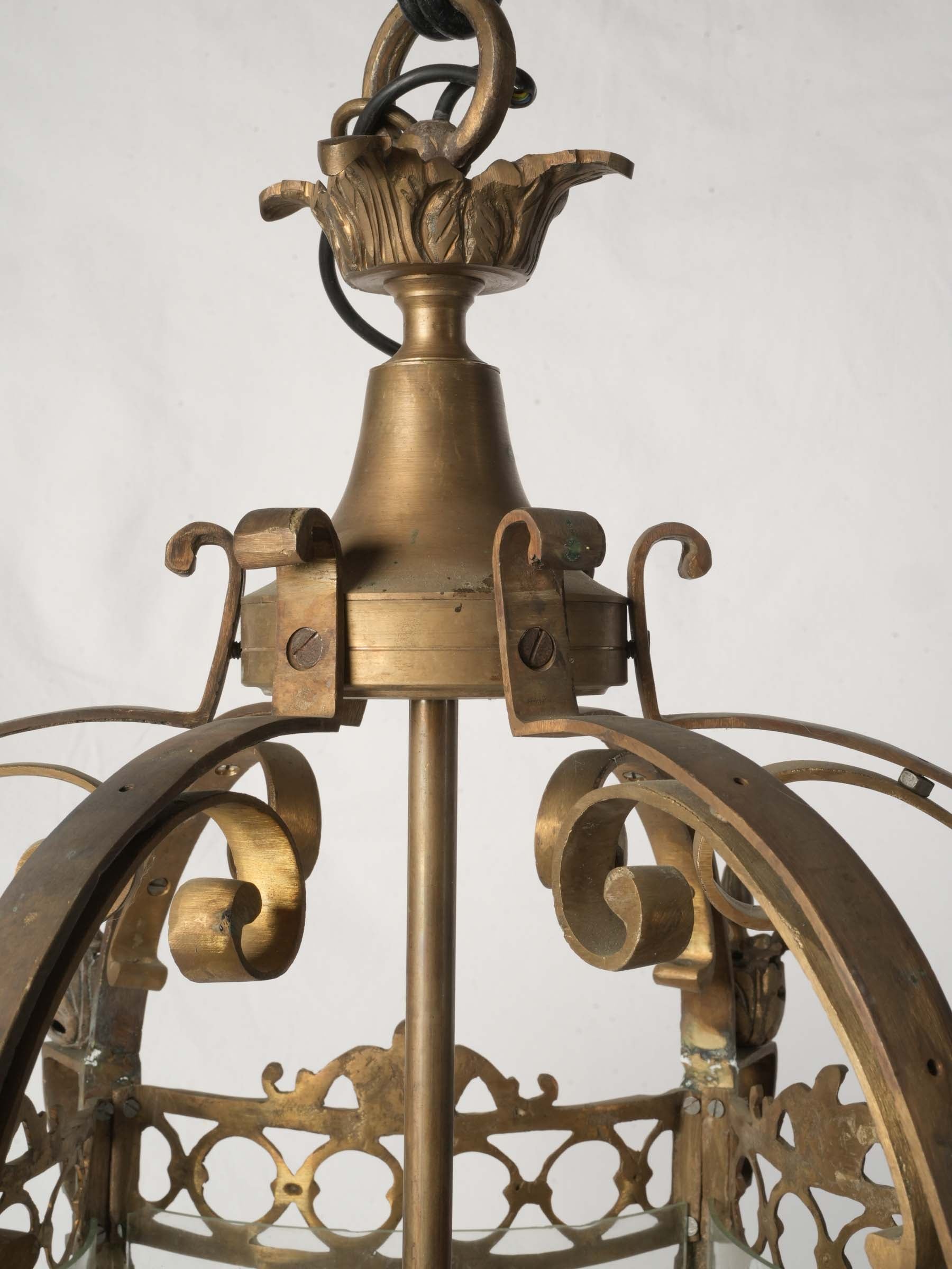 Stunning scrolling motif ceiling lantern