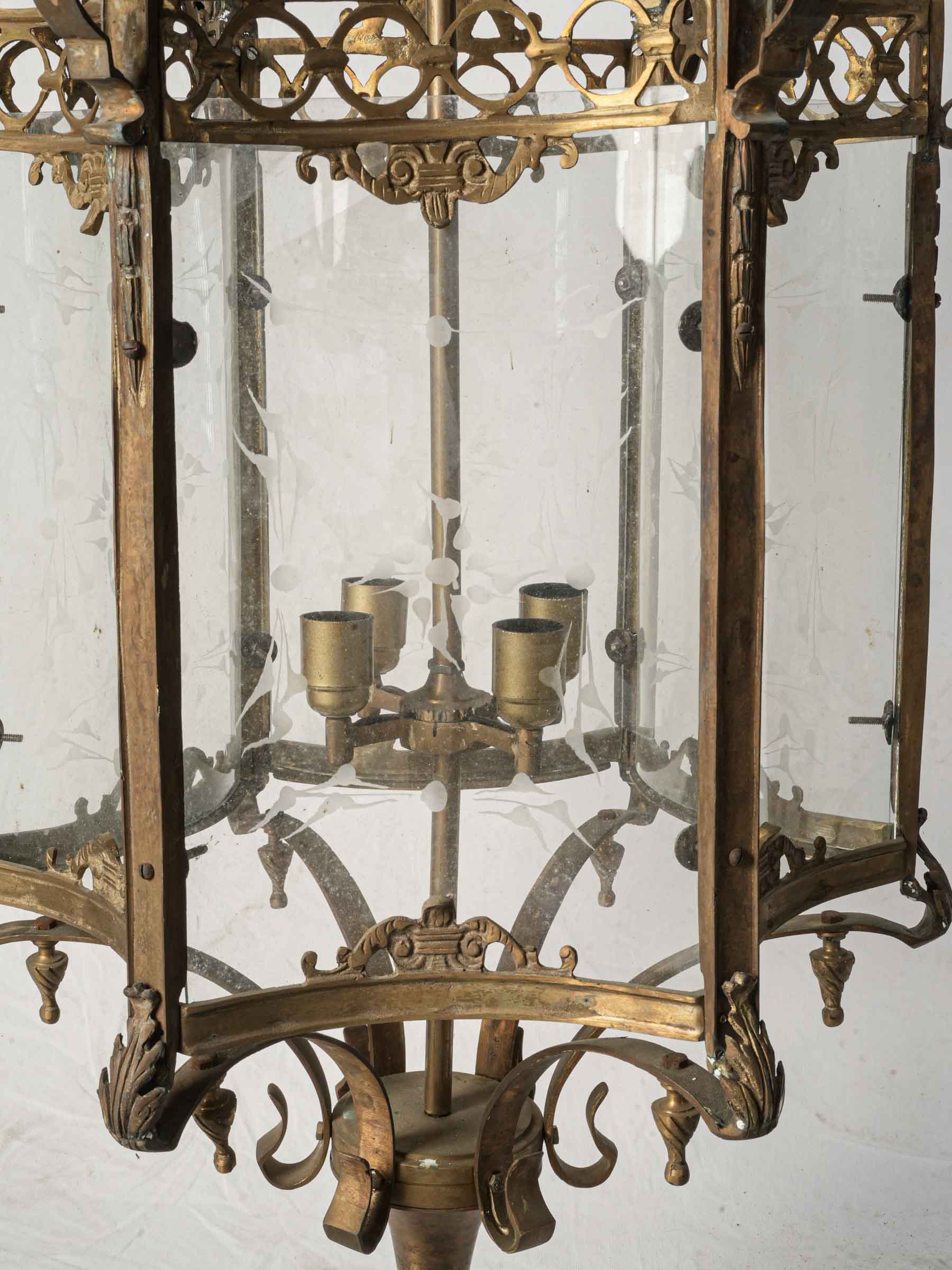 Decorative statement lighting chateau lantern
