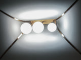 Rectangular pendant light - Esperia 1960s pagoda - 20½" x 27½"