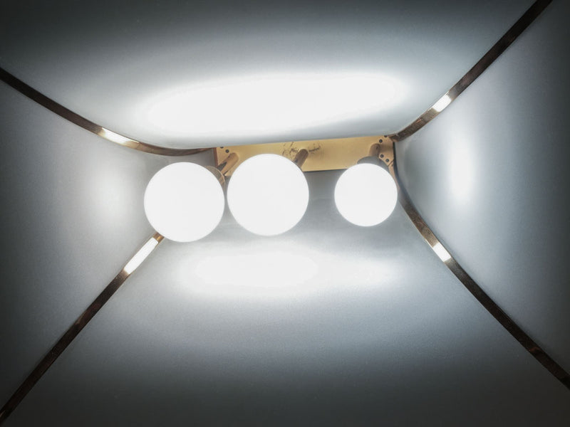 Rectangular pendant light - Esperia 1960s pagoda - 20½" x 27½"