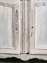 Louis XV / XVI vitrine 94½" x 50¾" x 24¾"