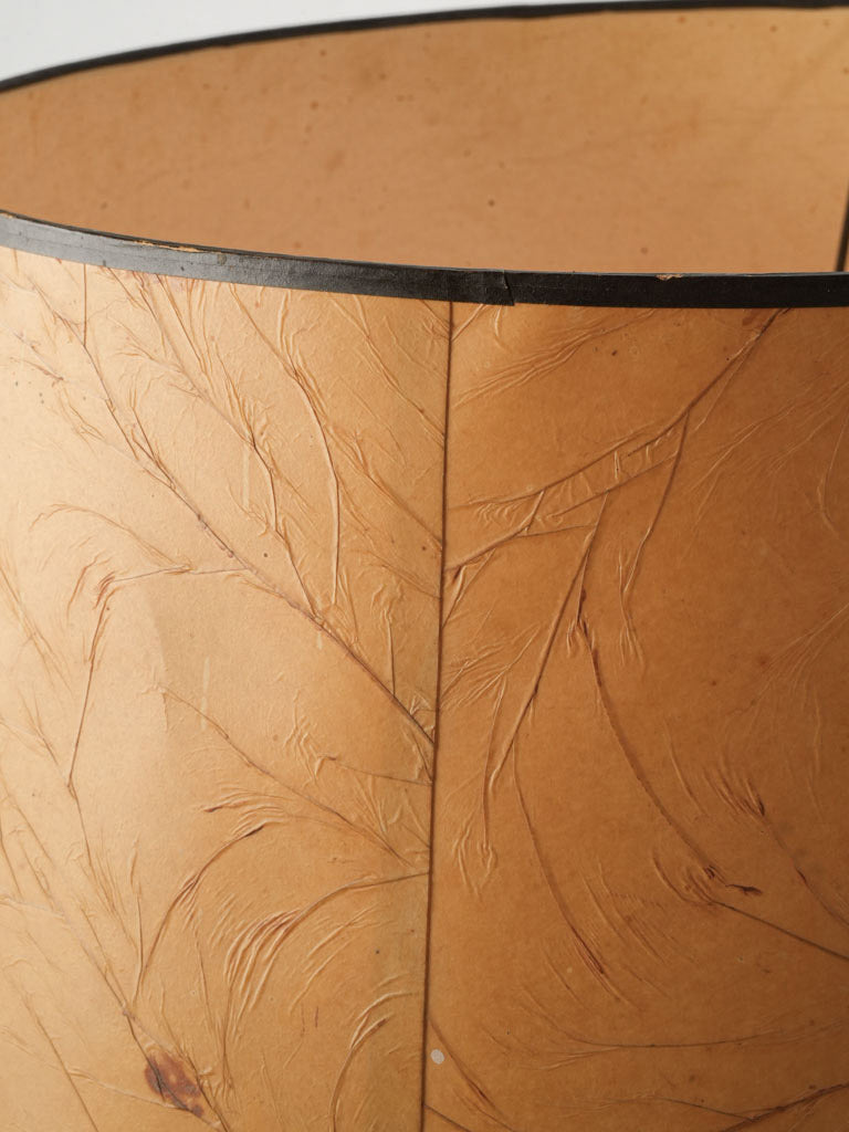 Warm amber glow bedside lamp  