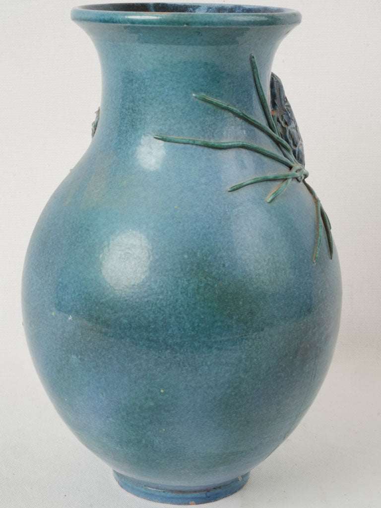 Mediterranean-style blue vase  