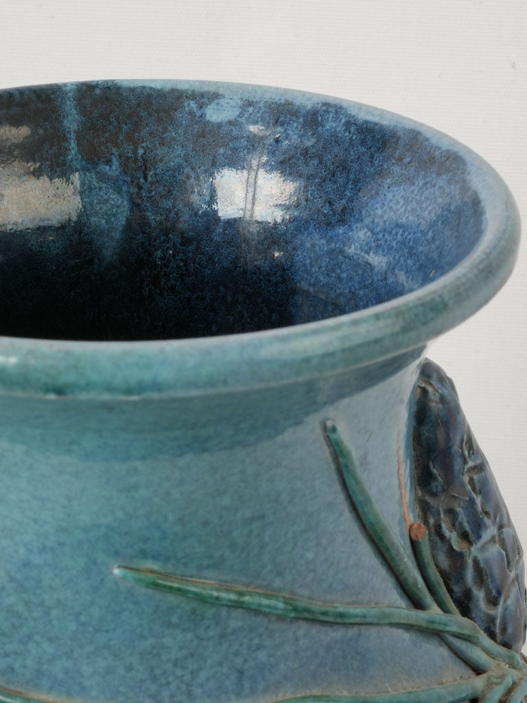 Earthy artisanal ceramic vase  