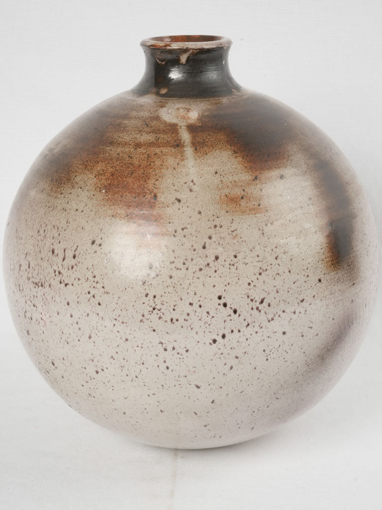 Timeless vintage speckled ceramic decor