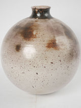 Classic French pottery speckled vase