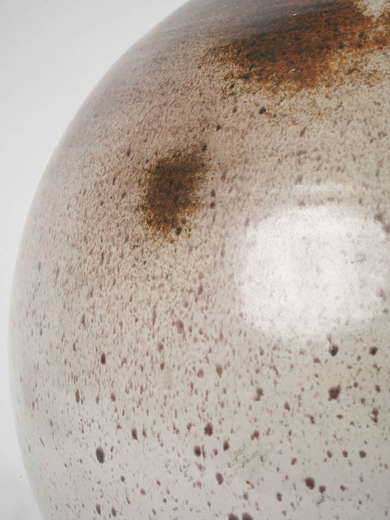 Elegant grey-brown French vintage vase