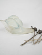Francophile's opalescent glass snail gift