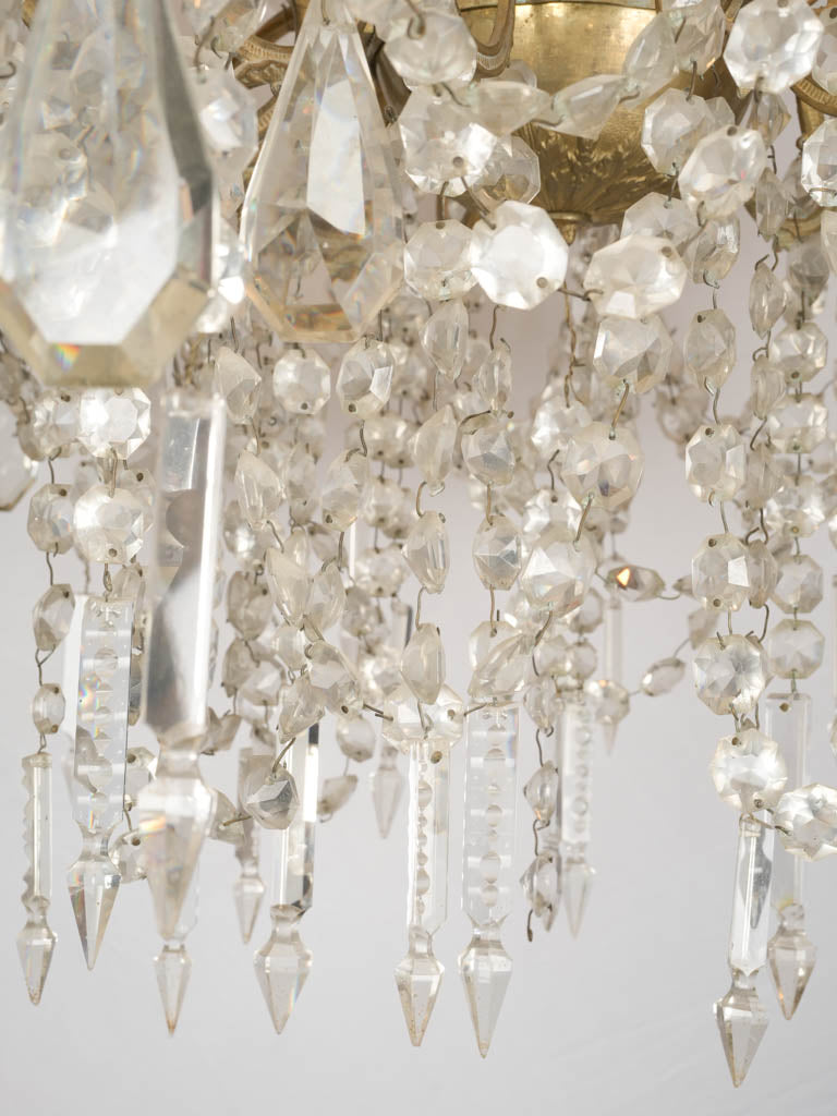 Elegant European re-electrified chandelier