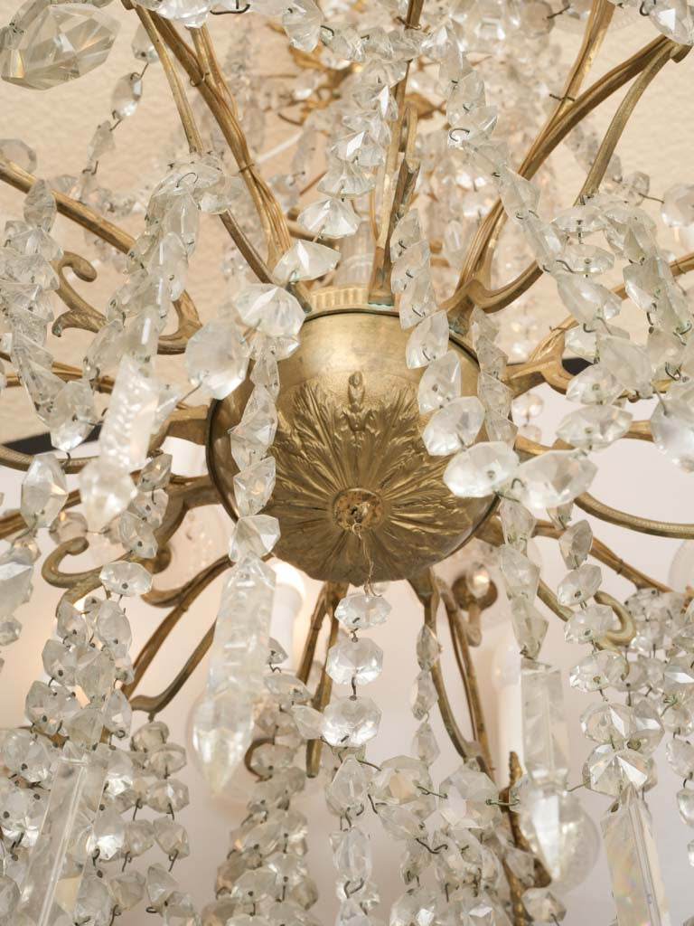 Rare and exceptional ormolu chandelier