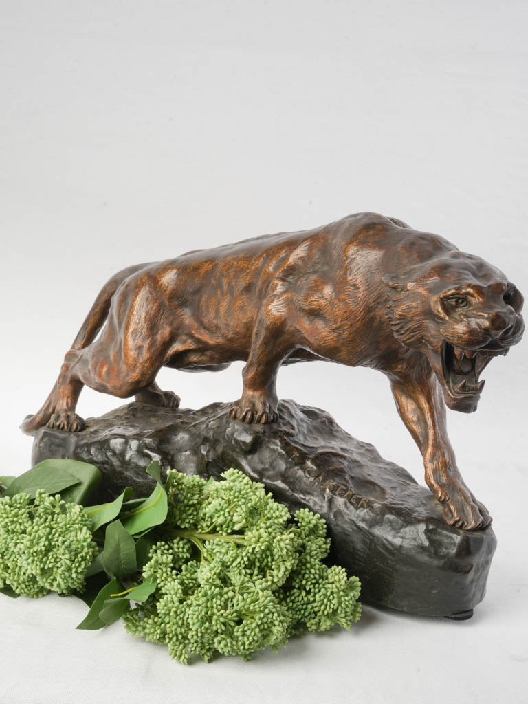 Impressive bronze animal sculpture