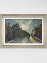 Antique Parisian streetscape art print