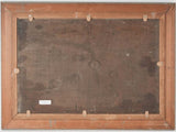Large stormy Paris streetscape 1949 R. Raimbault 26½" x 38¼"