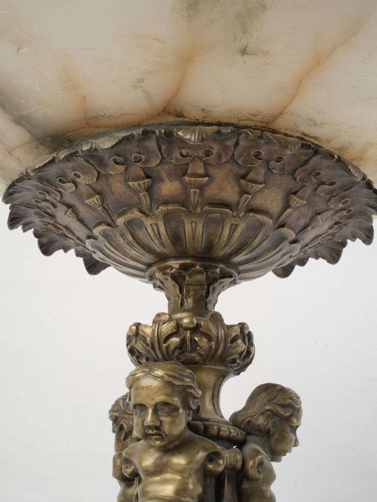 Ivory tone alabaster bowl