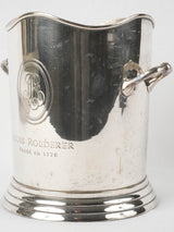 Silver-plated Louis Roederer champagne bucket