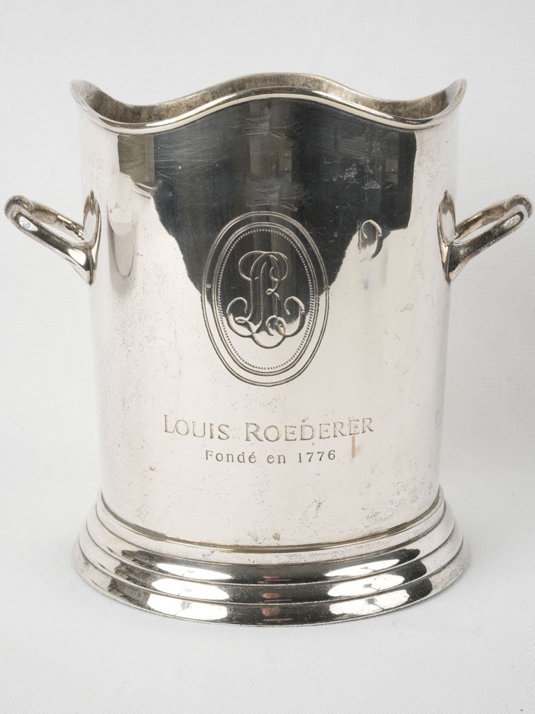 Antique French Louis Roederer champagne bucket