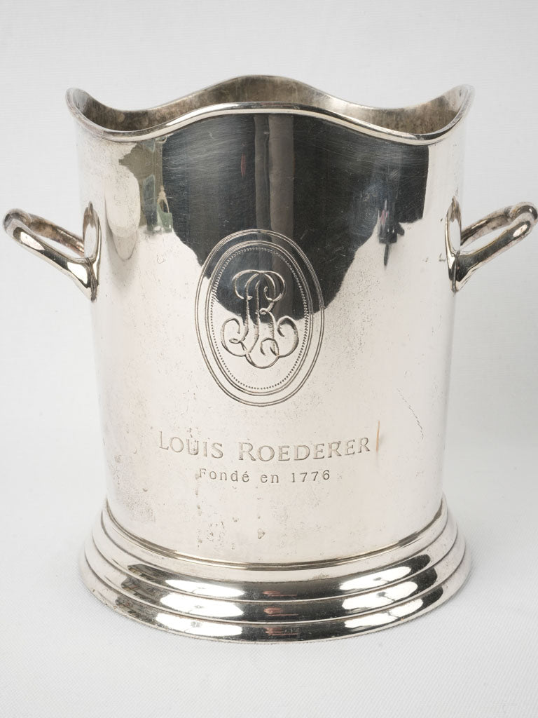 Elegant Louis Roederer French champagne bucket