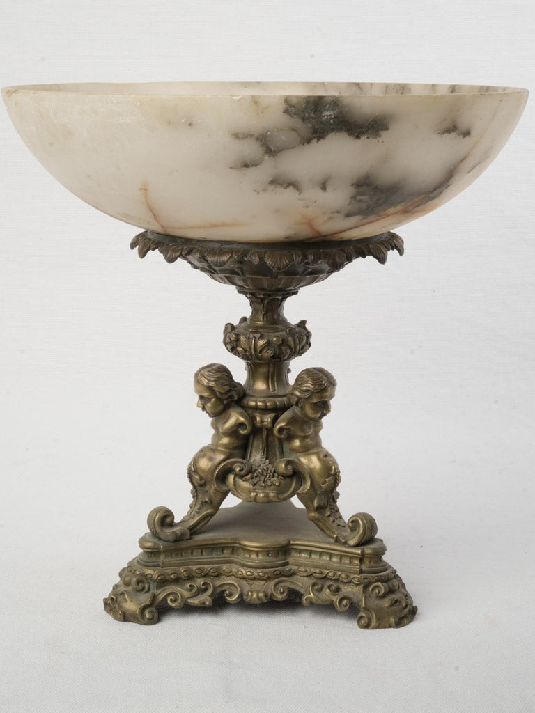 Classical alabaster bronze piece