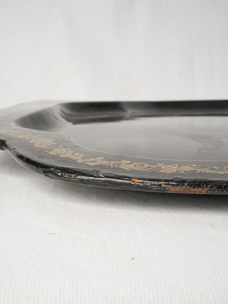 Classic gilded ornamental serving tray  
