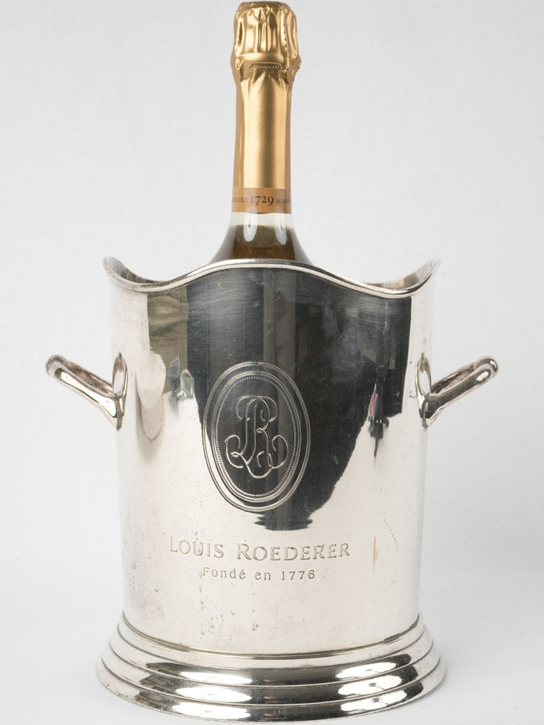 French Louis Roederer collector's champagne bucket