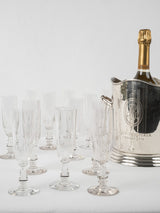 Refined and sophisticated crystal glassware