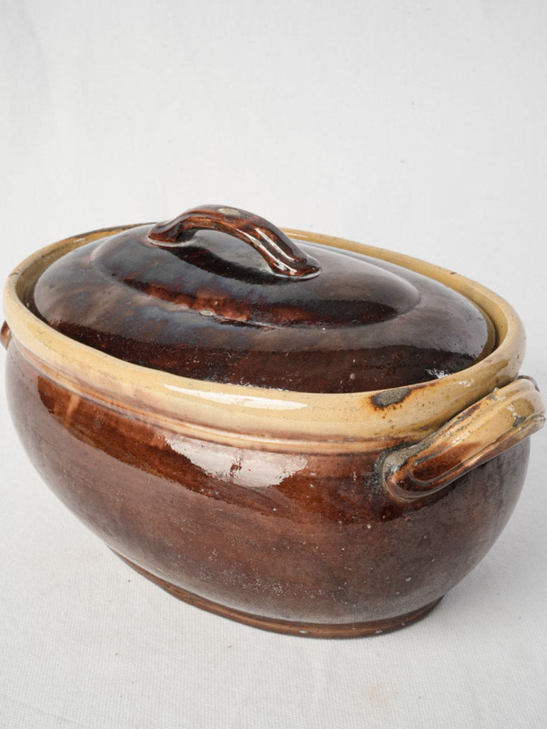 Vintage French oval lidded tureen
