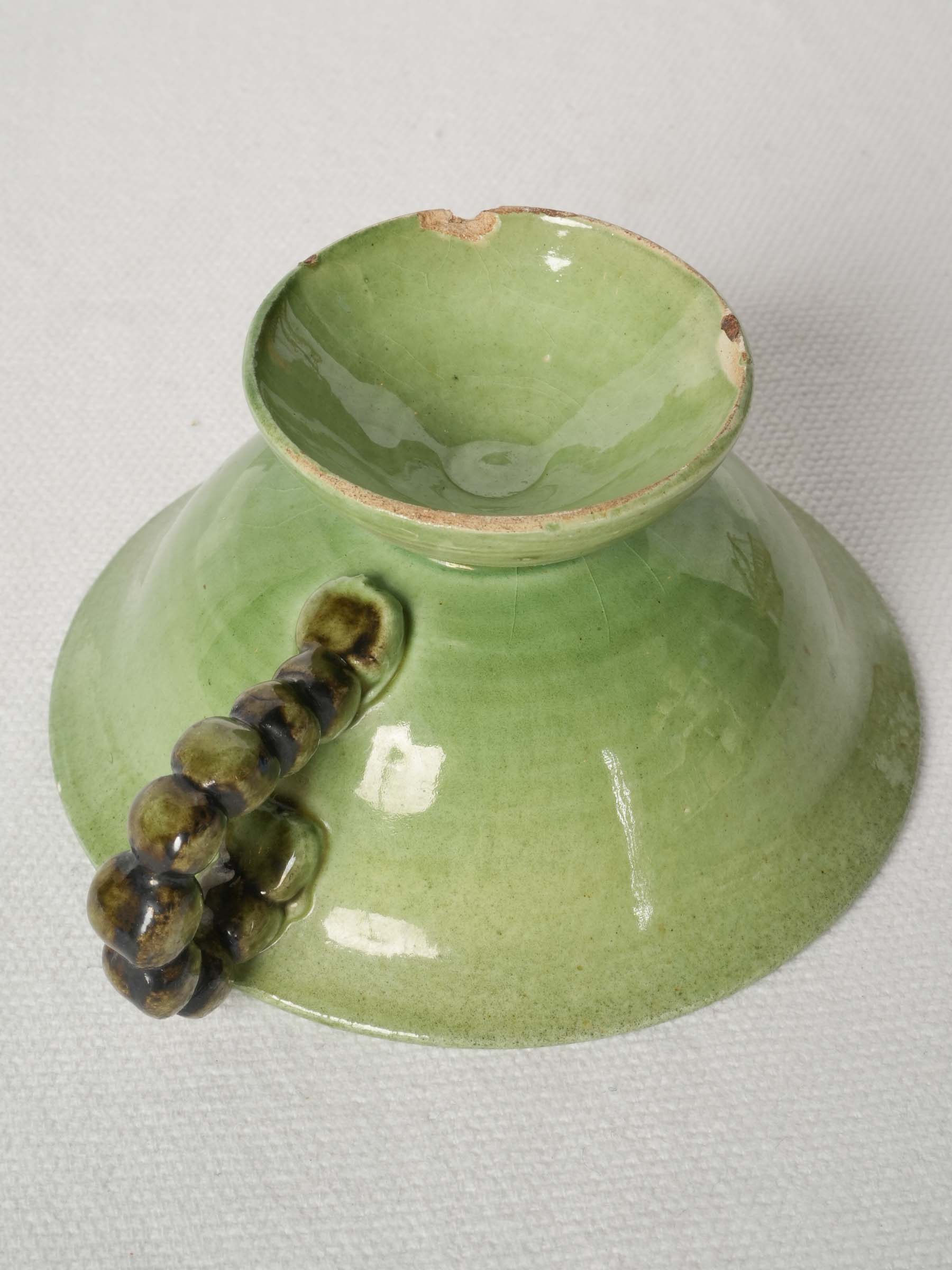 Mid-Century Vallauris Coffee Service for Six, Green