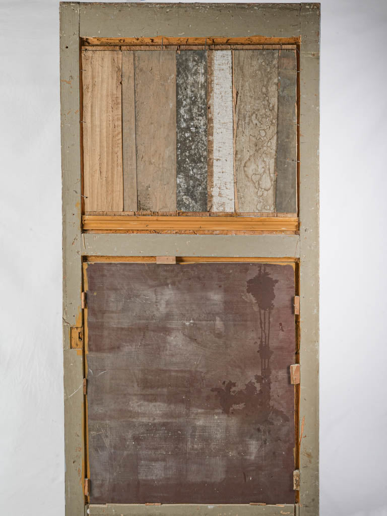 Symmetrical mercury glass mirror