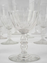 Vintage silver-plated French wine glasses