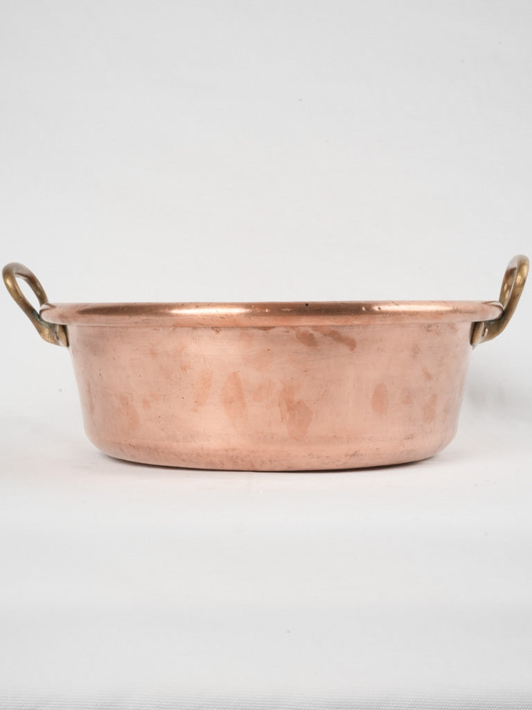 Traditional Provencal copper confectionery basin
