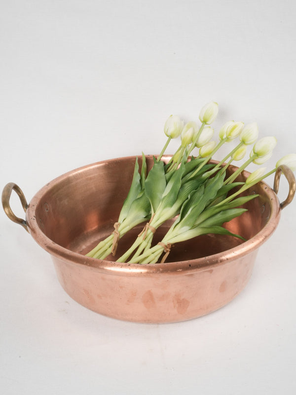 Nineteenth-century polished copper fruit vessel