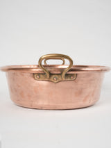 Vintage rolled-edge copper kitchenware