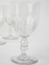 French collection of elegant wine glasses