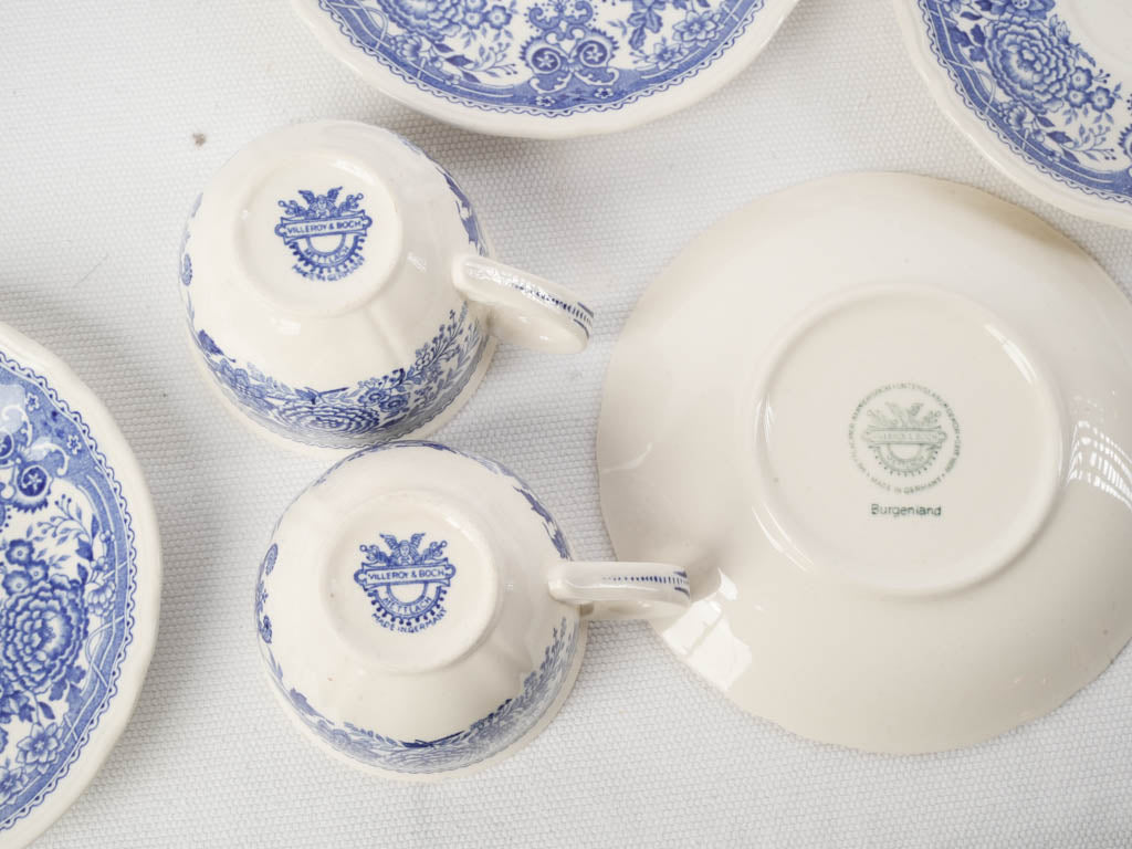Stylish European tea service